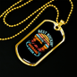 To My Husband Best Buckin' Husband Ever Necklace Stainless Steel or 18k Gold Dog Tag 24" Chain-Express Your Love Gifts
