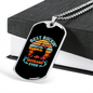 To My Husband Best Buckin' Husband Ever Necklace Stainless Steel or 18k Gold Dog Tag 24" Chain-Express Your Love Gifts