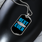 To My Husband Best Husband Ever Necklace Stainless Steel or 18k Gold Dog Tag 24" Chain-Express Your Love Gifts