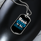 To My Husband Best Husband in The Galaxy Necklace Stainless Steel or 18k Gold Dog Tag 24" Chain-Express Your Love Gifts