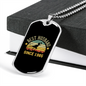 To My Husband Best Husband Since 1985 Necklace Stainless Steel or 18k Gold Dog Tag 24" Chain-Express Your Love Gifts