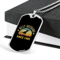 To My Husband Best Husband Since 1986 Necklace Stainless Steel or 18k Gold Dog Tag 24" Chain-Express Your Love Gifts