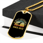 To My Husband Best Husband Since 2010 Necklace Stainless Steel or 18k Gold Dog Tag 24" Chain-Express Your Love Gifts