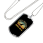 To My Husband Best Husband Since 2014 Necklace Stainless Steel or 18k Gold Dog Tag 24" Chain-Express Your Love Gifts