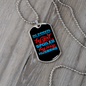 To My Husband Blessed By God Spoiled By Husband Necklace Stainless Steel or 18k Gold Dog Tag 24" Chain-Express Your Love Gifts