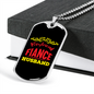 To My Husband Boyfriend Fiance Husband Necklace Stainless Steel or 18k Gold Dog Tag 24" Chain-Express Your Love Gifts