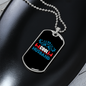 To My Husband Cool Husband Necklace Stainless Steel or 18k Gold Dog Tag 24" Chain-Express Your Love Gifts