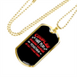 To My Husband Couples Play Boardgames Necklace Stainless Steel or 18k Gold Dog Tag 24" Chain-Express Your Love Gifts