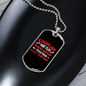 To My Husband Couples Play Boardgames Necklace Stainless Steel or 18k Gold Dog Tag 24" Chain-Express Your Love Gifts