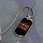 To My Husband Couples Play Boardgames Necklace Stainless Steel or 18k Gold Dog Tag 24" Chain-Express Your Love Gifts