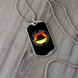 To My Husband Dad Hero Legend Husband Necklace Stainless Steel or 18k Gold Dog Tag 24" Chain-Express Your Love Gifts