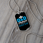 To My Husband Dad Husband Nurse Necklace Stainless Steel or 18k Gold Dog Tag 24" Chain-Express Your Love Gifts