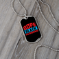 To My Husband Dope Black Husband Necklace Stainless Steel or 18k Gold Dog Tag 24" Chain-Express Your Love Gifts