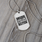 To My Husband Drunk Husbands Matter Necklace Stainless Steel or 18k Gold Dog Tag 24" Chain-Express Your Love Gifts