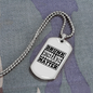 To My Husband Drunk Husbands Matter Necklace Stainless Steel or 18k Gold Dog Tag 24" Chain-Express Your Love Gifts