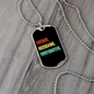 To My Husband Father Husband Firefighter Necklace Stainless Steel or 18k Gold Dog Tag 24" Chain-Express Your Love Gifts