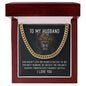 To My Husband God Doesn’t Give Cuban Chain-Express Your Love Gifts
