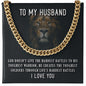 To My Husband God Doesn’t Give Cuban Chain-Express Your Love Gifts