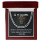 To My Husband God Doesn’t Give Cuban Chain-Express Your Love Gifts