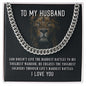 To My Husband God Doesn’t Give Cuban Chain-Express Your Love Gifts