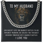 To My Husband God Doesn’t Give Cuban Chain-Express Your Love Gifts