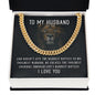 To My Husband God Doesn’t Give Cuban Chain-Express Your Love Gifts