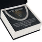 To My Husband God Doesn’t Give Cuban Chain-Express Your Love Gifts