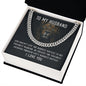 To My Husband God Doesn’t Give Cuban Chain-Express Your Love Gifts