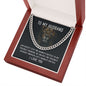 To My Husband God Doesn’t Give Cuban Chain-Express Your Love Gifts