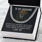 To My Husband God Doesn’t Give Cuban Chain-Express Your Love Gifts