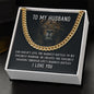 To My Husband God Doesn’t Give Cuban Chain-Express Your Love Gifts