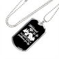 To My Husband Husband And Wife Camping Partners Necklace Stainless Steel or 18k Gold Dog Tag 24" Chain-Express Your Love Gifts