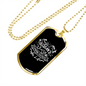 To My Husband Husband & Wife Camping Partners Necklace Stainless Steel or 18k Gold Dog Tag 24" Chain-Express Your Love Gifts