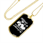 To My Husband Husband And Wife Camping Partners Necklace Stainless Steel or 18k Gold Dog Tag 24" Chain-Express Your Love Gifts