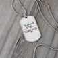 To My Husband Husband and Wife Together For Life Necklace Stainless Steel or 18k Gold Dog Tag 24" Chain-Express Your Love Gifts