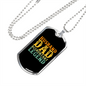 To My Husband Husband Dad Accountant Legend Necklace Stainless Steel or 18k Gold Dog Tag 24" Chain-Express Your Love Gifts