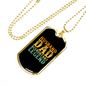 To My Husband Husband Dad Accountant Legend Necklace Stainless Steel or 18k Gold Dog Tag 24" Chain-Express Your Love Gifts
