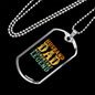 To My Husband Husband Dad Accountant Legend Necklace Stainless Steel or 18k Gold Dog Tag 24" Chain-Express Your Love Gifts