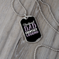 To My Husband Husband Dad Dentist Necklace Stainless Steel or 18k Gold Dog Tag 24" Chain-Express Your Love Gifts