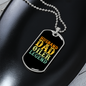 To My Husband Husband Dad Oiler Legend Necklace Stainless Steel or 18k Gold Dog Tag 24" Chain-Express Your Love Gifts