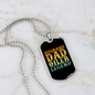 To My Husband Husband Dad Oiler Legend Necklace Stainless Steel or 18k Gold Dog Tag 24" Chain-Express Your Love Gifts