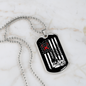 To My Husband Husband Dad Welder Necklace Stainless Steel or 18k Gold Dog Tag 24" Chain-Express Your Love Gifts