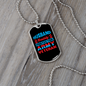 To My Husband Husband Daddy Army Veteran Hero Necklace Stainless Steel or 18k Gold Dog Tag 24" Chain-Express Your Love Gifts
