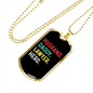 To My Husband Husband Daddy Lawyer Hero Necklace Stainless Steel or 18k Gold Dog Tag 24" Chain-Express Your Love Gifts