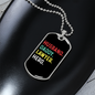 To My Husband Husband Daddy Lawyer Hero Necklace Stainless Steel or 18k Gold Dog Tag 24" Chain-Express Your Love Gifts