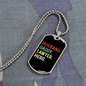 To My Husband Husband Daddy Lawyer Hero Necklace Stainless Steel or 18k Gold Dog Tag 24" Chain-Express Your Love Gifts
