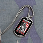 To My Husband Husband Daddy Veteran Necklace Stainless Steel or 18k Gold Dog Tag 24" Chain-Express Your Love Gifts