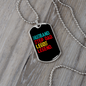To My Husband Husband Legos Legend Necklace Stainless Steel or 18k Gold Dog Tag 24" Chain-Express Your Love Gifts