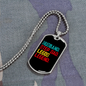 To My Husband Husband Legos Legend Necklace Stainless Steel or 18k Gold Dog Tag 24" Chain-Express Your Love Gifts