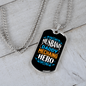 To My Husband Husband Mechanic Hero Necklace Stainless Steel or 18k Gold Dog Tag 24" Chain-Express Your Love Gifts